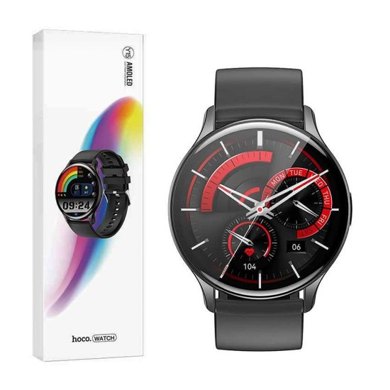 Smartwatch Hoco Y15 Amoled 1,43" (Versión Llamada) Negro